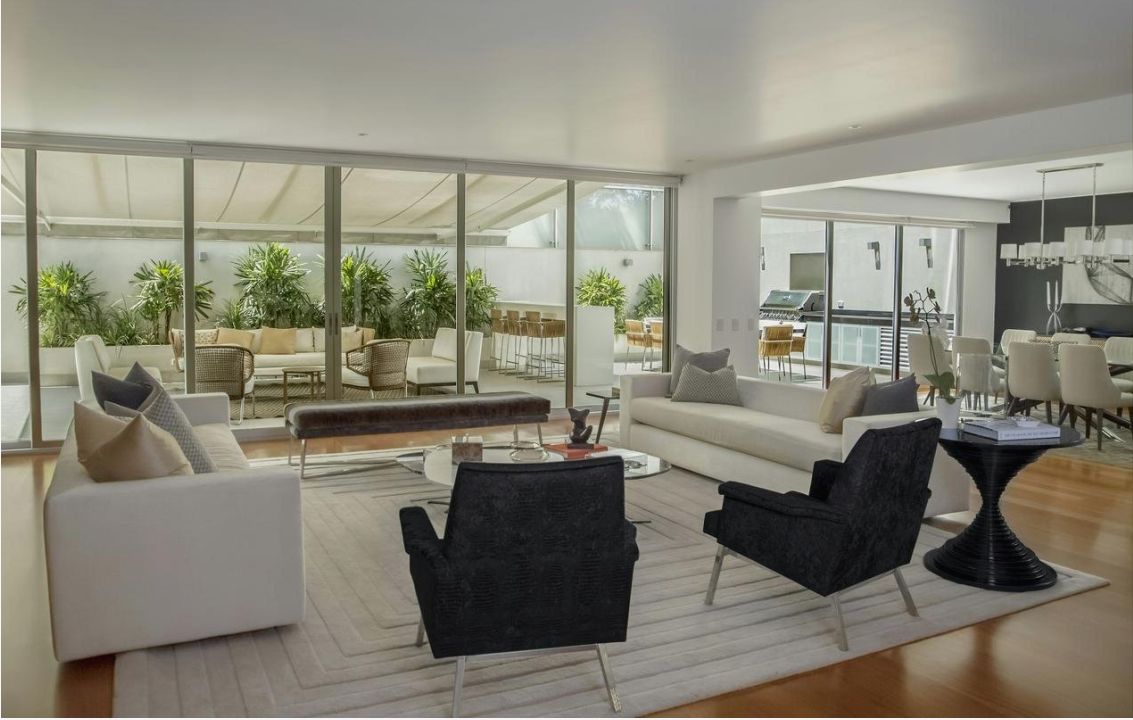 Open-plan commercial workspace
