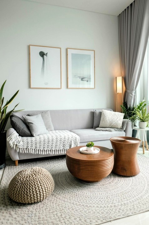 L-shaped desks with storage credenza